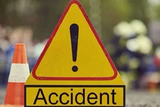 भरतपुर हाईवे पर सड़क हादसा, road accident on bharatpur highway