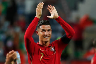 Portuguese striker Cristiano Ronaldo