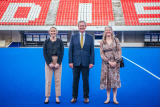 Australian High Commissioner to India visits Kalinga Stadium