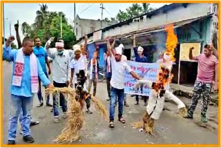 veer lachit sena protest against bengali federation