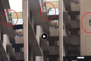 A young man jumps from the fourth floor of Civil Hospital