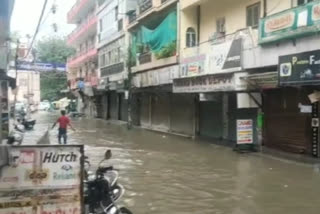 waterlogging in parts of west delhi