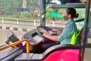 female driver to drive pink I bus