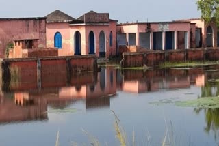 Dozens of schools affected by floods in Saran