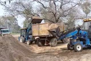 illegal sand business in rohtas