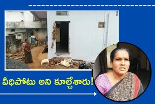 Woman allegations, municipal staff demolish doors