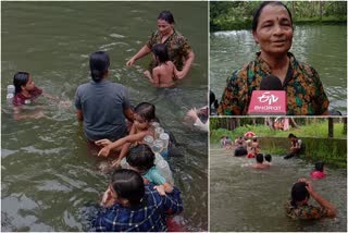 57-ാം വയസിലും വിശ്രമമില്ലാതെ സ്‌നേഹ പ്രഭ  കോഴിക്കോട് സ്‌നേഹപ്രഭ  സ്‌നേഹ പ്രഭ വാർത്ത  നീന്തൽ പഠിപ്പിക്കാൻ ഇപ്പോഴും റെഡി  നീന്തൽ പഠനം  swimming teaching  swimming  kozhikode swimming news  swimming news  snehaprabha  snehaprabha news