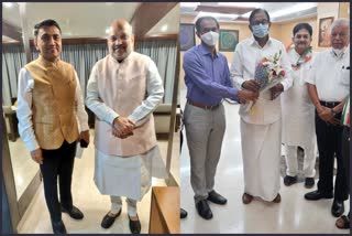 Goa CM Pramod Sawant meets Amit Shah and P Chidambaram visit Goa