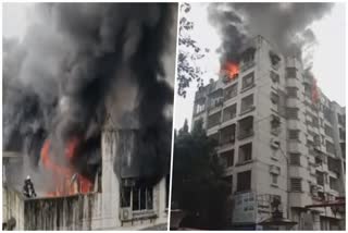 ممبئی: عمارت کی ساتویں منزل پر زبردست آگ