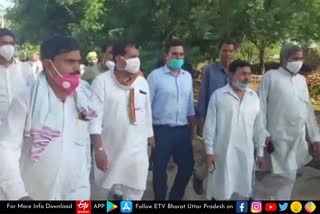 up energy minister shrikant sharma reaches koh village to meet deceased children parents