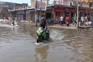 water logging problem in kirari assembly delhi