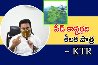 KTR about seed copter, minister ktr twitter