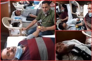 blood donation camp Organized in Koti village