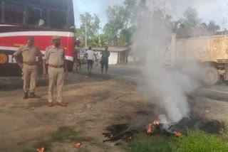 COPY OF karbi PEACE ACCORD burnt in diphu