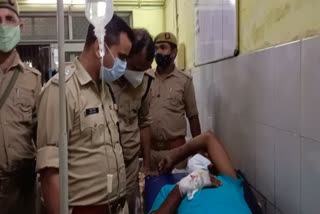 पुलिस और बदमाशों के बीच मुठभेड़