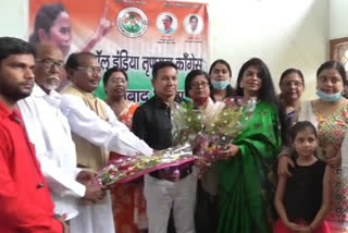 Former Miss International Manisha Chakraborty joined TMC in Dhanbad