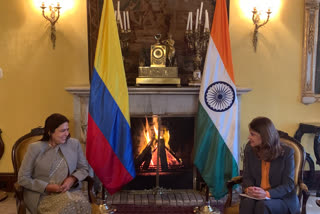 MoS MEA Meenakshi Lekhi discusses bilateral ties with Colombian foreign affairs minister