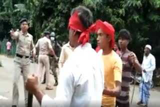 बीजेपी और माकपा कार्यकर्ताओं में झड़प