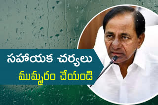 వర్షాలపై సీఎం కేసీఆర్​ సమీక్ష