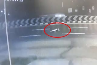 woman's body thrown away from car - shocking cctv footage