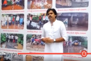 anasena chief Pawan Kalyan on roads