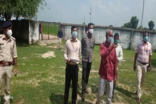 Inspection of polling booth