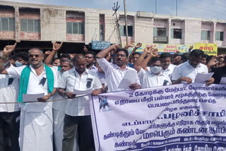 Demonstration in Karur