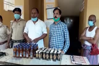 Smuggler arrested with alcohol