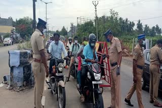 vehicle without E-pass not allowed in erode district 