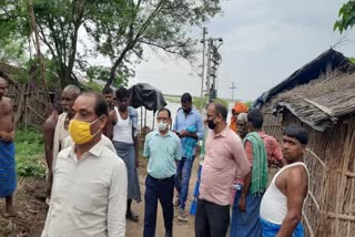 Review of flood affected village