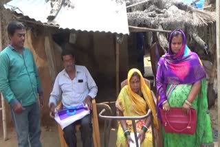 senior citizen voted through postal ballot