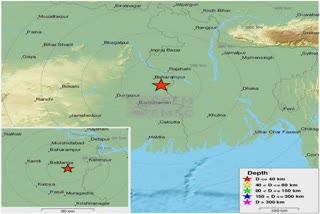 പശ്ചിമ ബംഗാളിലെ ബഹാരാംപൂരിൽ ഭൂചലനം; റിക്ടർ സ്കെയിലിൽ 3.8 തീവ്രത