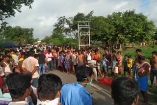 Villagers agitation at Bhatar