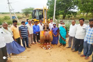 Road repair works started in addagoduru Yadadri bhuvanagiri district 