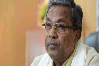 Opposition party leader Siddaramaiah