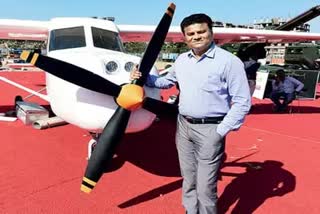  pilot amol yadav six seater tac-003 aeroplane