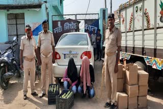 2 smugglers arrested with liquor worth Rs 3 lakh 50 thousand in Jamui