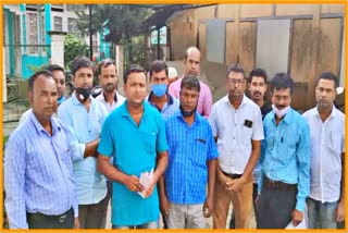 sakshar bharat abhijan mission employees demand salary