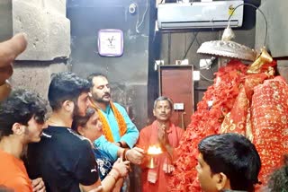 Minister Neeraj Kumar Singh visited Maa Mundeshwari Dham in Kaimur