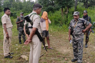 sahu ji had killed two naxalites of his squad and buried them in the ground