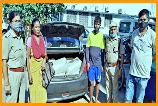 Luxury vehicle used for liquor supply in Guwahati