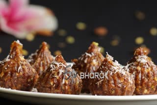 diet dry fruit modak, modak recipe, ETV Bharat Priya