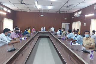 Discussion on APSC exam and Covid vaccine at DC office