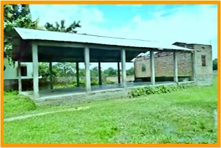 corruption in construction of stage in Phulguri rangapara