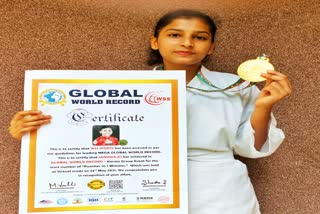 Kadaba based sanvika got award