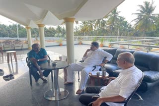 Minister R.ashok meets Ex CM HD Kumaraswamy ; HDK Tweet