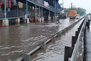 gurugram rain waterlogging