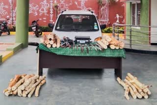125 kg sandalwood seized from interstate thieves