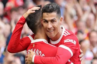 Ronaldo scores a brace on second debut for Man United