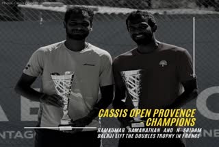 Cassis Open tennis: Ramkumar, Sriram Balaji win doubles title